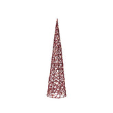Lumineo BO Micro-Led Cone Tree 80cm - Red/Warm White